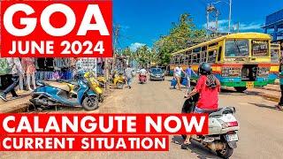 Goa - June 2024 | Calangute Beach Road | Goa Vlog | Calangute Market | Shopping |