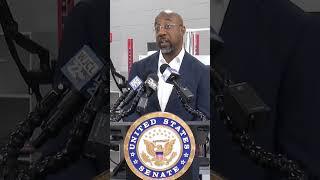 Georgia Senator Raphael Warnock endorses Kamala Harris