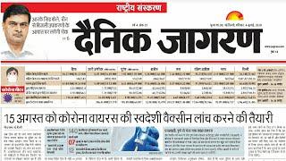 04 July 2020 | Dainik Jagran analysis for UPSC CSE/ State PCS Exams 2020-21 | PN SHARMA |