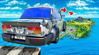 КАК ДАЛЕКО ЧИТ ТАЧКА УЛЕТИТ С ОГРОМНОГО ТРАМПЛИНА В ГТА 5 МОДЫ? ОБЗОР МОДА В GTA 5