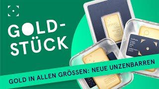 Gold in allen Größen: Die neuen Unzen-Barren - philoro GoldStück