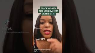 Black Women Owned Business Statistics #CEO #BlackWomenInBusiness #WomenInBusiness #MoneyMindset #FYP