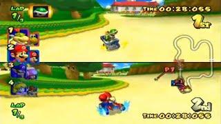 Mario Kart Double Dash!! (2 Players) Grand Prix/Flower Cup/150cc