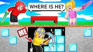 Using MINER To CHEAT in Hide & Seek! (Roblox Bedwars)