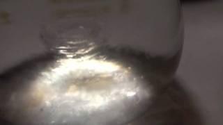 Vortex ring- Glycerol dropped into water