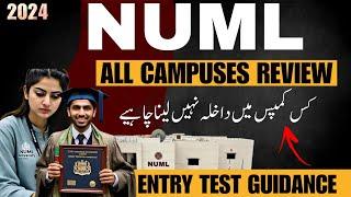 NUML Review 2024 | All Campuses | NUML University Islamabad | Admission Guidance | Entry Test