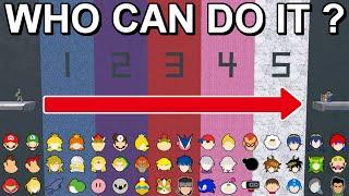 Who Can Make It? Furthest Jump Challenge - Super Smash Bros. Ultimate