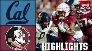 California Golden Bears vs. Florida State Seminoles | Full Game Highlights | ESPN College Football