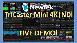 NewTek TriCaster Mini 4K | NDI Demo