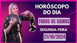 Horóscopo de hoje 21/10/24, SEGUNDA-FEIRA, previsão para todos os signos! amor, saúde, dinheiro..