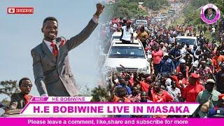 H.E Bobi Wine and the Team Heading to Masaka, Tujja tujja