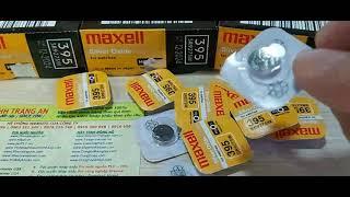 Maxell 395 -SR927SW , Pin đồng hồ 1.55v Silver Oxide Maxell 395 SR927SW (www.Pinnuoinguon.vn)