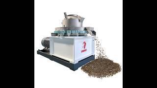 Heavy duty pellet machine ring die pellet mill for biomass leaves bagasse palm tree rice straw stalk