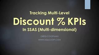 The Key to Multi-Level KPIs - Discount Percentage (SSAS and Pivot Tables ) - Easy Demo!