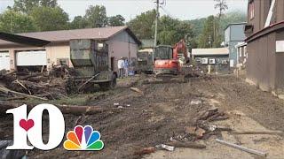 Hot Springs community recovers after flooding from Helene damaged the small town