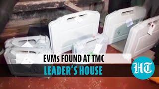 West Bengal polls: EVMs & VVPATs found at TMC leader’s residence in Uluberia