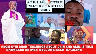 Adom Kyei Duah teaching about Cain And Abel is true Papa forgive us +Ohemaba Esther welcome to Ghana