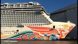 NORWEGIAN JOY | test of the spectacular alarm system with ship horn | 4K-Quality-Video