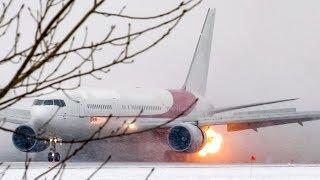 *Compressor Stall!* Ex- Air Algerie Boeing 767-300 (B763) landing in Montreal (YUL/CYUL)