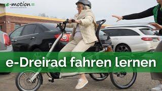 Elektro Dreirad für Erwachsene e-Bike fahren lernen  | Wie bediene ich ein e-Dreirad?