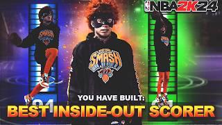 THE BEST INSIDE OUT SCORER BUILD IN NBA 2K24 is UNSTOPPABLE… MOST OVERPOWERED GUARD BUILD IN NBA2K24