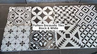 Tilemall Pattern Tile Black & White Series