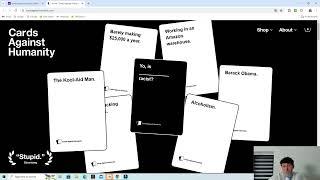 ASMR: PLAYING CARDS AGAINST HUMANITY