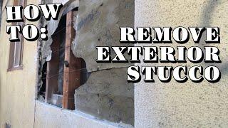 Stucco Removal - How to Easily Remove Stucco