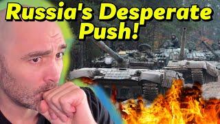 RU's Desperate Offensive Before WAVE of Ukr Aid!