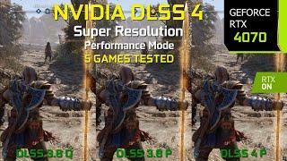 DLSS 4 Performance Mode vs DLSS 3.8 Quality - DLSS 4 Performance is Better than Quality? | RTX 4070