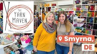 Yarn Maven Store Tour in Smyrna, DE #unitedskeinsofamerica