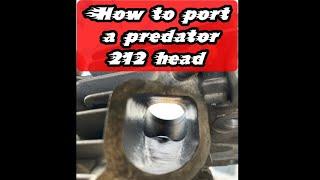 How to port & polish a predator 212 head | Mesa Minis