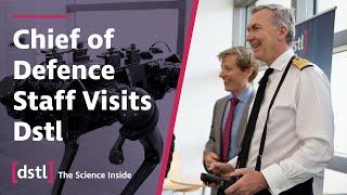 Chief of Defence Staff Visits Dstl