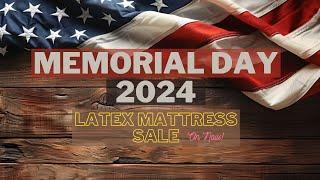 Memorial Day Latex Mattress Sale 2024