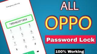 All Oppo Reset Password How to fix forgot lockscreen Password Any oppo Phone || Password Unlock Oppo