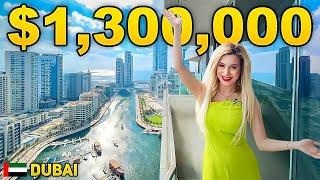 INSIDE A $1,300,000 LUXURIOUS APARTMENT WITH INCREDIBLE VIEWS OF DUBAI MARINA| DUBAI REAL ESTATE