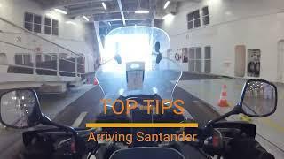 Arriving in Santander by Ferry - Top Tip