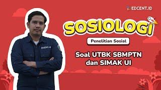 PEMBAHASAN SOAL SOSIOLOGI SIMAK UI 2023 - PENELITIAN SOSIAL