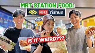 TRYING *YISHUN* MRT STATION FOOD | Singapore’s Weirdest Neighbourhood??