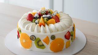 Fresh Cream Fruit Cake / Fruit Shortcake