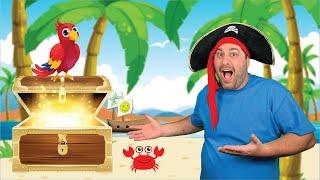 Fun Pirate Treasure Hunt + Pirate songs - Kids Stories - Jubby
