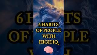 6 Habits of People with High IQ  #stoicism #mindset #motivation