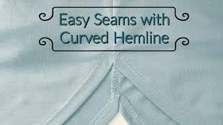 Easy Seams with Curved Hemline