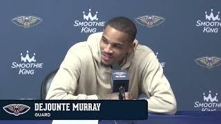 Dejounte Murray Postgame Interview | Pelicans-Raptors Postgame 11/27/2024