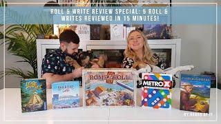 Roll & Write Review Special: 5 Roll & Writes Reviewed In 15 Minutes!