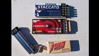 Staccato Match vs Federal Syntech vs Badlands Jello Shots - Ammo Comparison
