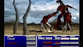 Final Fantasy VII Ruby Weapon Dead Cloud Solo!