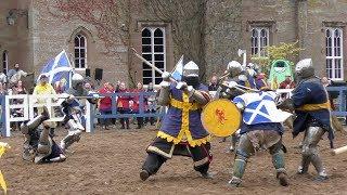 SCOTLAND V SWEDEN Medieval Combat 5 v 5 for IMCF World Championship, Scotland, 2018