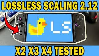 Lenovo Legion Go: Lossless Scaling x2, x3, x4 Performance Test!