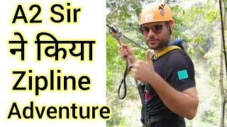 A2 सर ने किया Zipline Adventure A2 Arvind Arora Zone #arvindarora #a2sir #a2motivation #shorts